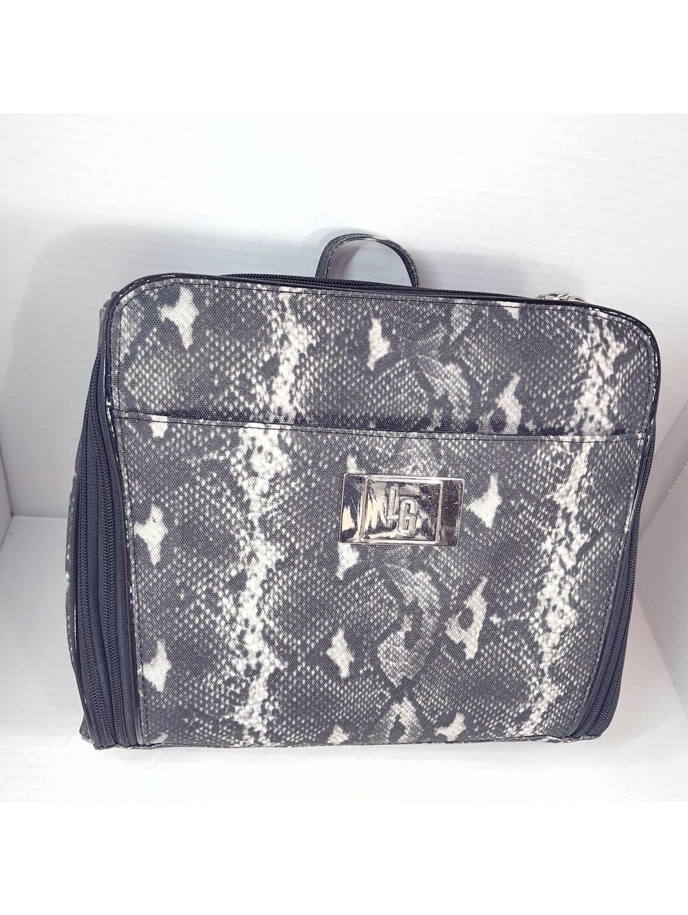 Lori Greiner Travel Makeup organizer jewelry Tote cosmetic bag Compartments LG